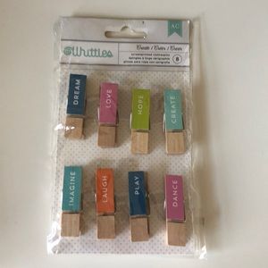 Decorative clothespins